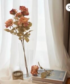 ✨SMYCKA
Artificial flower, in/outdoor/Rose golden-brown, 63 cm