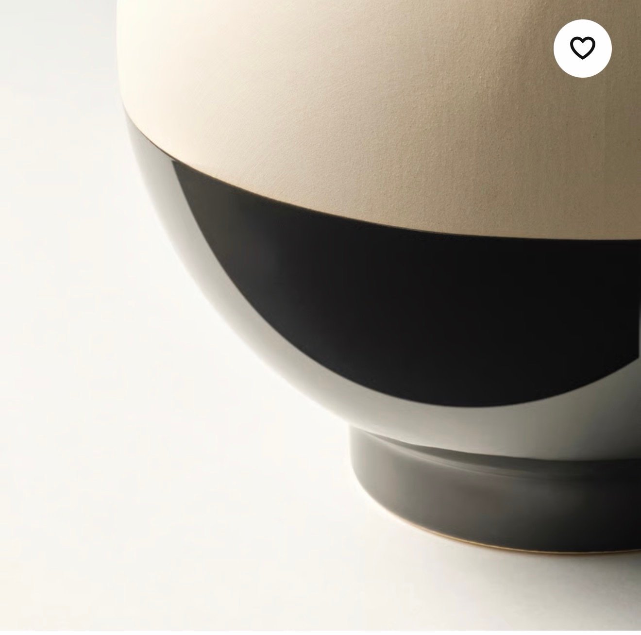 ✨GLANSGRAN
Vase, beige/black, 23 cm - Image 7