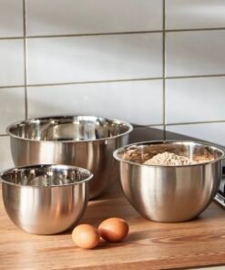 Alternative view of 3-Piece Stainless Steel Bowl Set 💛