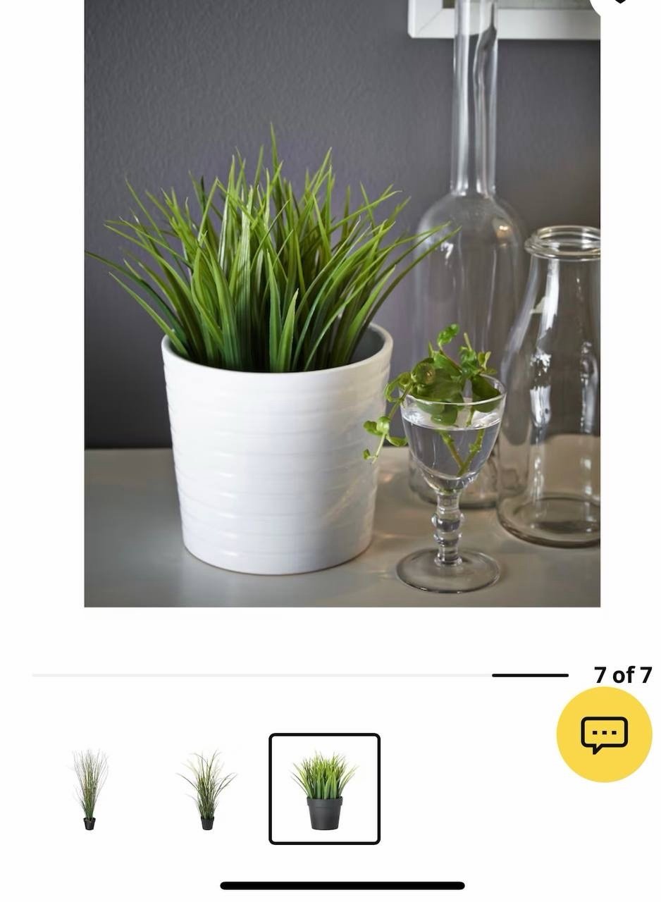 ✨FEJKA
Artificial potted plant, in/outdoor grass, 9 cm - Image 6