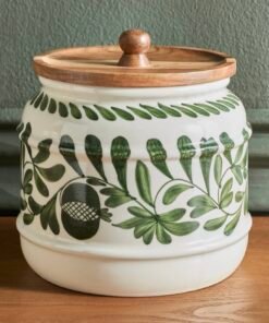 Alternative view of 3.2L jar with a wooden lid 💕