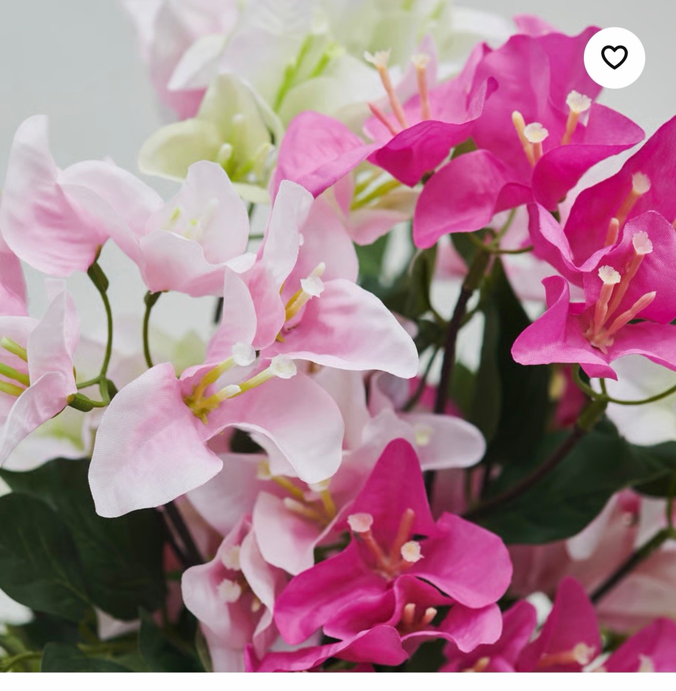 ✨SMYCKA
Artificial bouquet, in/outdoor/Bouganvilla mixed colours, 52 cm - Image 2