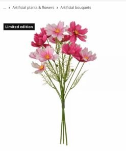 Alternative view of ✨SMYCKA
Artificial bouquet, in/outdoor/cosmos pink, 50 cm