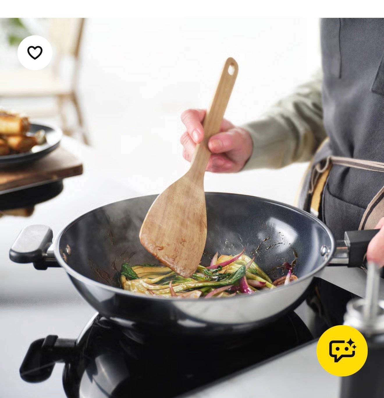 ✨MAJFISK
-3 piece kitchen utensil set, acacia - Image 4