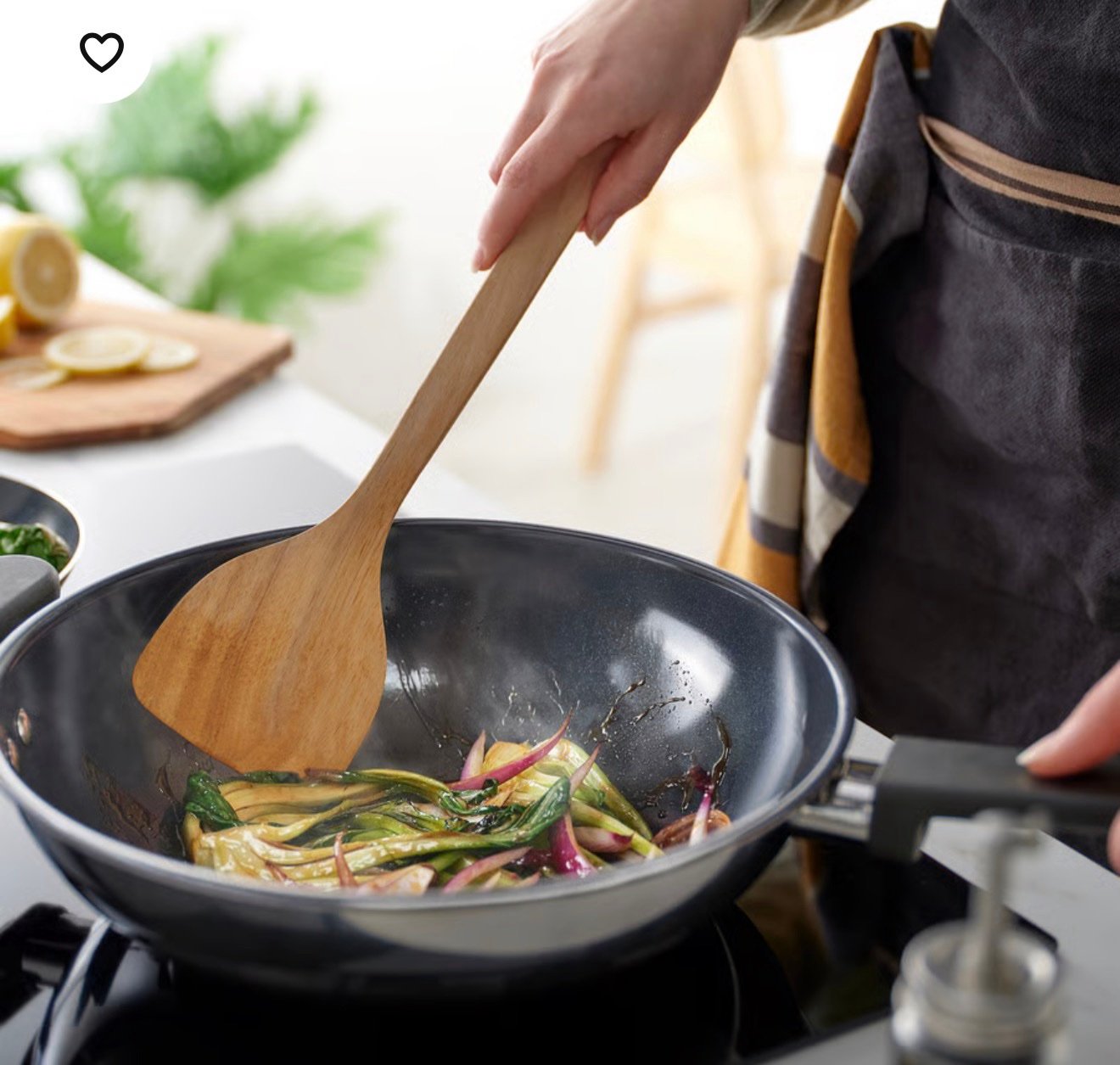 ✨MAJFISK
-3 piece kitchen utensil set, acacia - Image 3