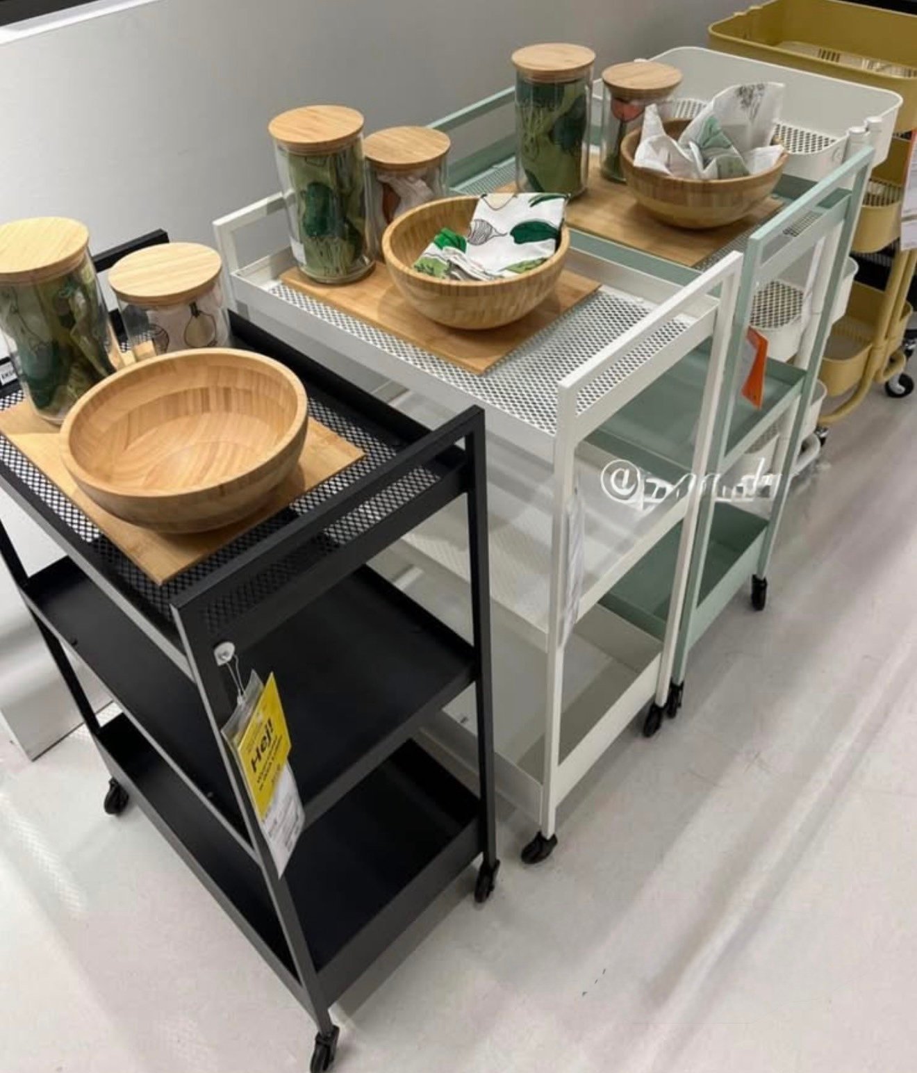 ✨NISSAFORS
Trolley, black, 50.5x30x83 cm