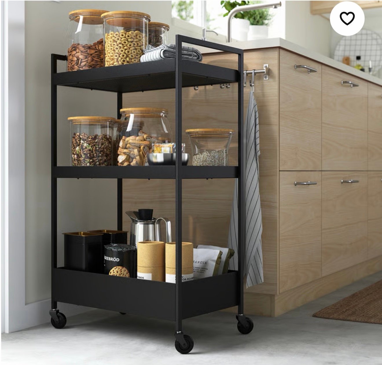 ✨NISSAFORS
Trolley, black, 50.5x30x83 cm - Image 15