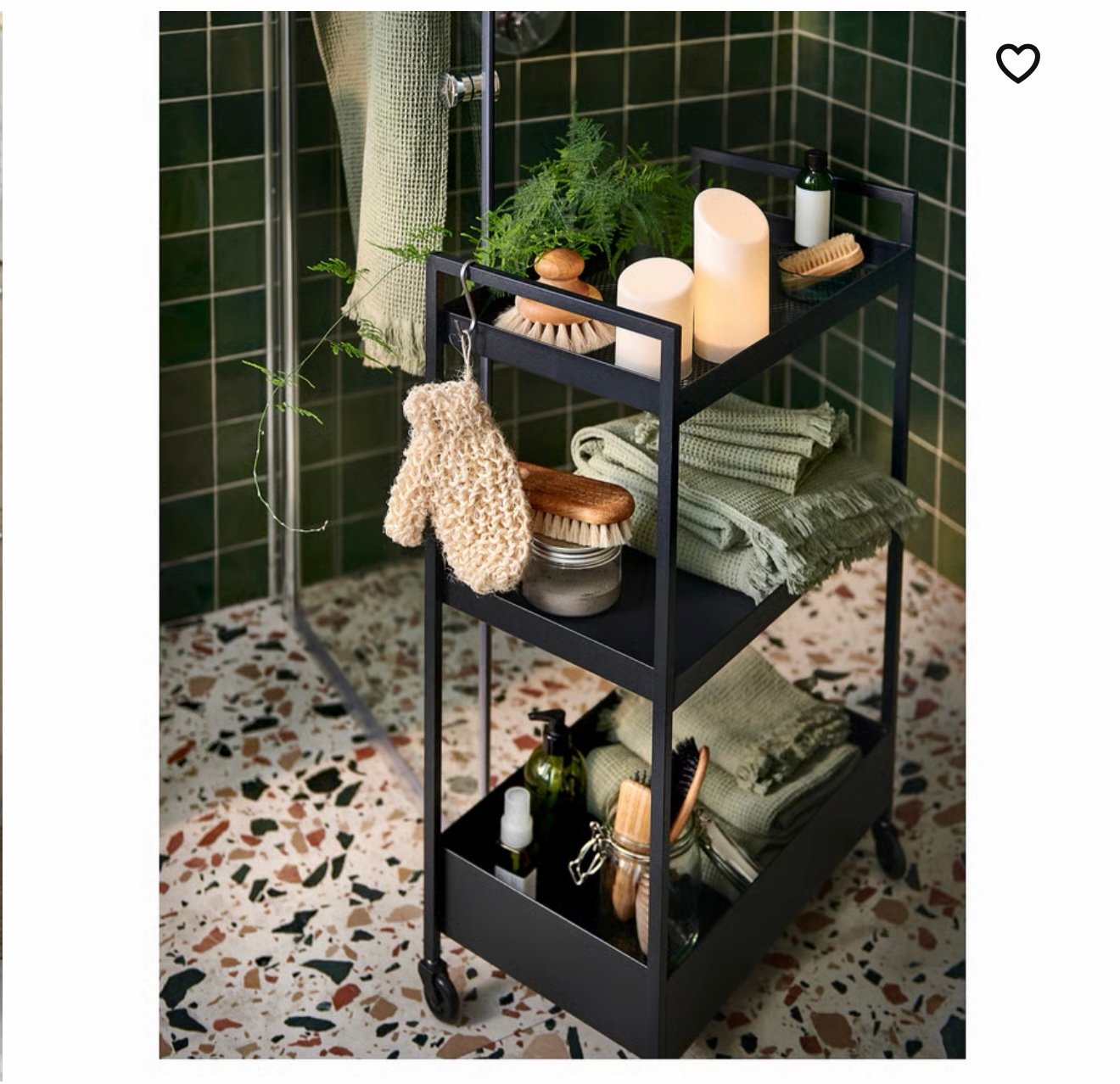 ✨NISSAFORS
Trolley, black, 50.5x30x83 cm - Image 7