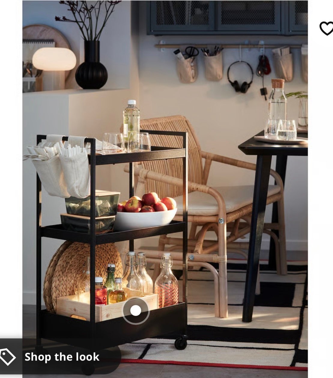 ✨NISSAFORS
Trolley, black, 50.5x30x83 cm - Image 5