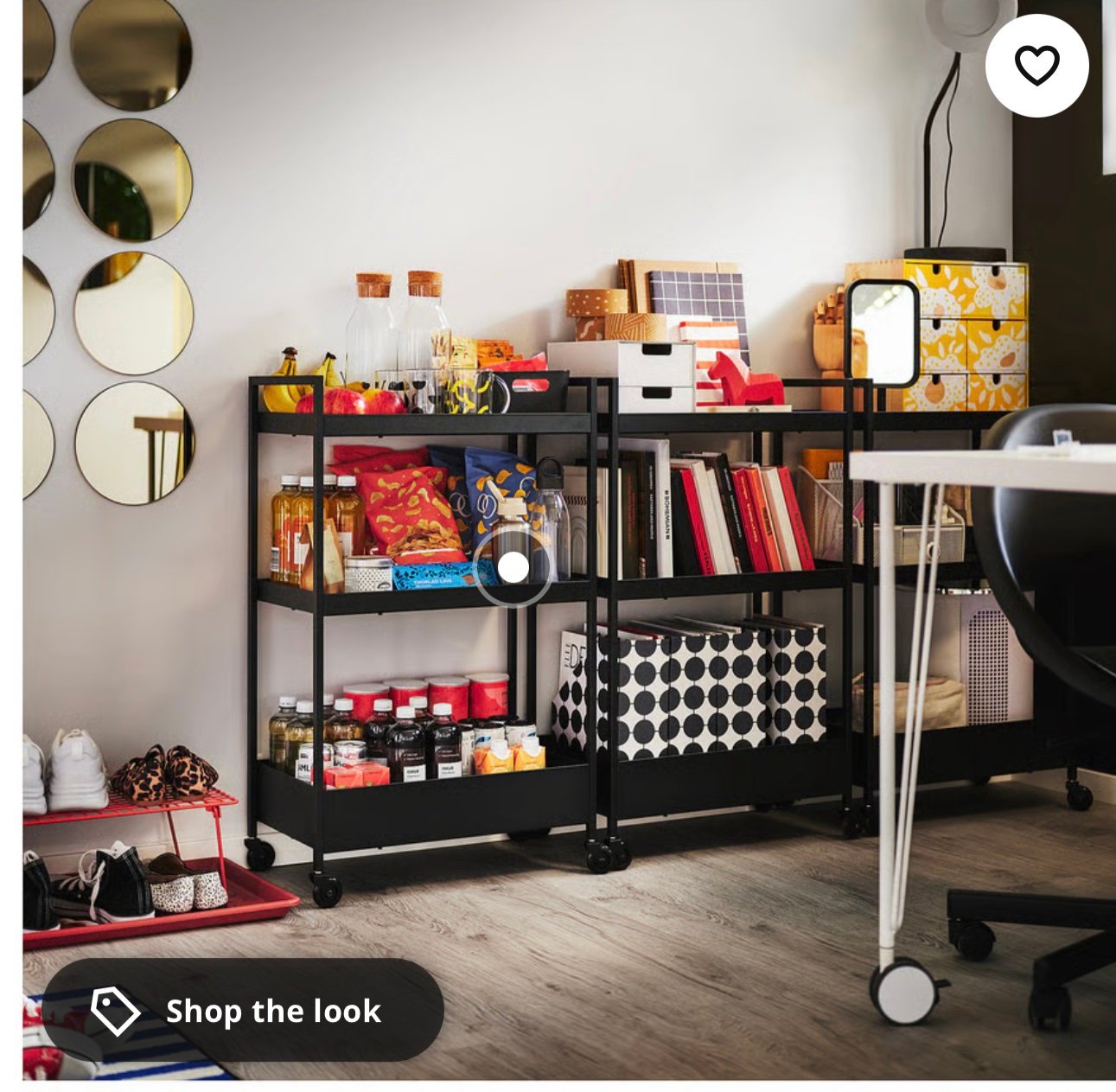 ✨NISSAFORS
Trolley, black, 50.5x30x83 cm - Image 4