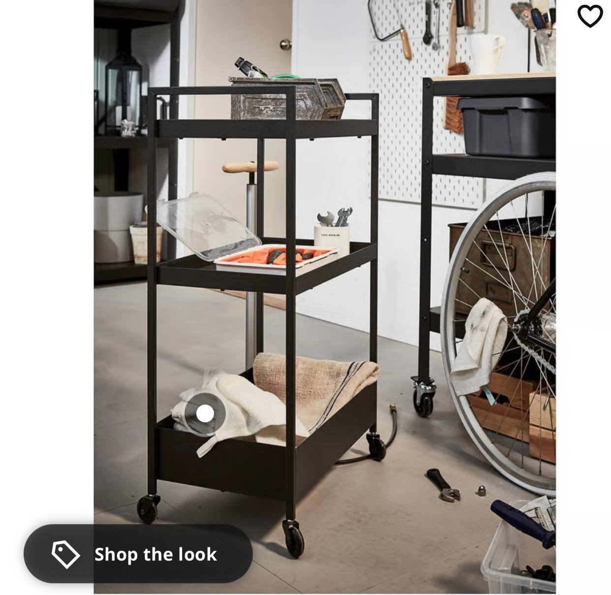 ✨NISSAFORS
Trolley, black, 50.5x30x83 cm - Image 14
