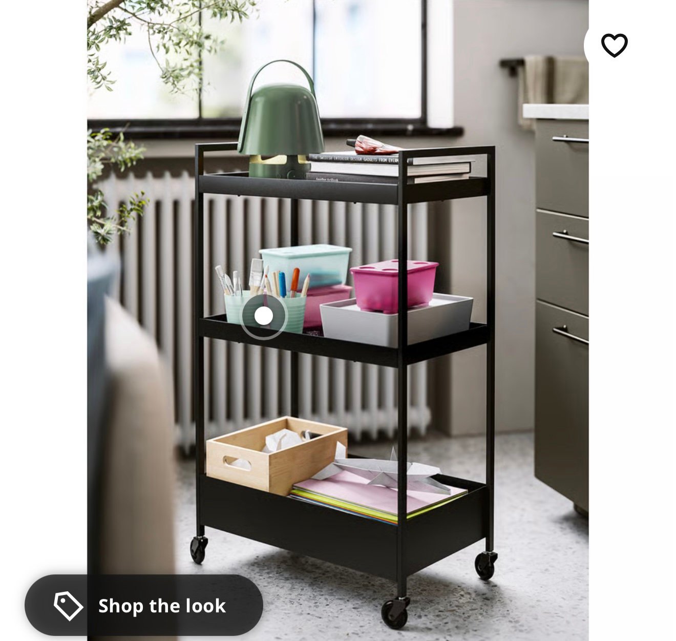 ✨NISSAFORS
Trolley, black, 50.5x30x83 cm - Image 3