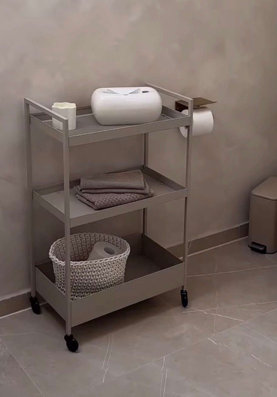✨NISSAFORS
Trolley, beige, 50.5x30x83 cm - Image 2