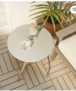 Alternative view of ✨TÅNEBRO
Side table, in/outdoor/light grey-beige, 46 cm