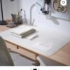 ✨PLÖJA
Desk pad, white/transparent, 65x45 cm