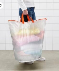 ✨PÄRKLA
Laundry bag, white, 70 l