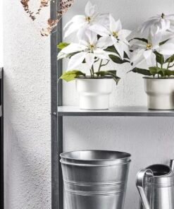 ✨VINTERFINT
Artificial potted plant, in/outdoor Poinsettia/white, 12 cm - Image 4