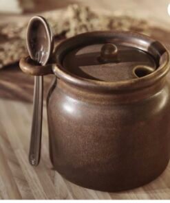 ✨KÖSSEBÄR
Jar with spoon, brown, 0.31 - Image 3