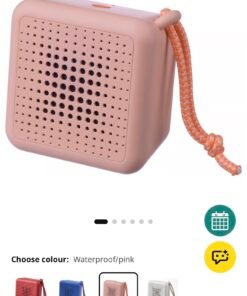 ✨VAPPEBY
Portable bluetooth speaker, waterproof/pink