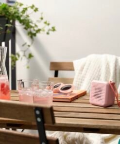 ✨VAPPEBY
Portable bluetooth speaker, waterproof/pink - Image 3