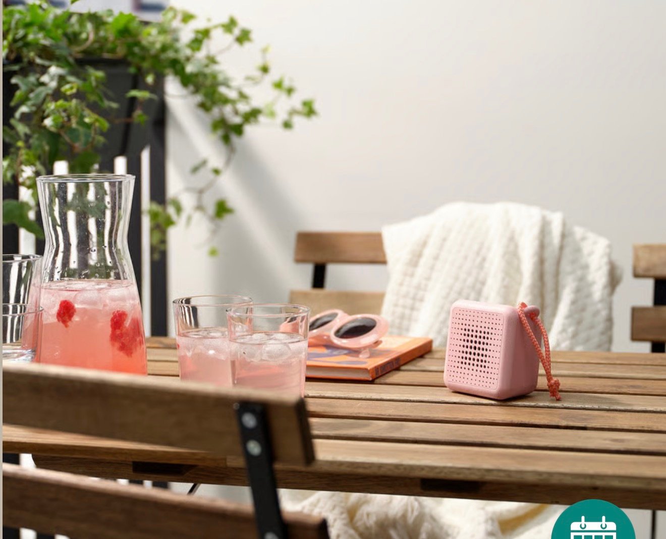 ✨VAPPEBY
Portable bluetooth speaker, waterproof/pink - Image 3